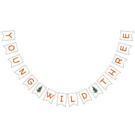 Pancarta de cumpleaños juvenil y silvestre