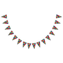 Pancarta de cumpleaños neutral de género sobre glo