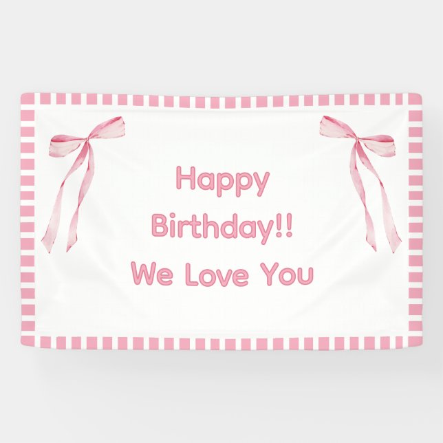 Pancarta de cumpleaños personalizado - Tema de Coq (Horizontal)
