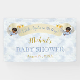 Pancarta de ducha Little Angel Blue Wings