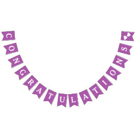 Pancarta de "Felicitaciones" fiesta