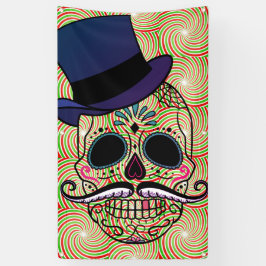 Pancarta de FELIZ MUERTOS CON GROMMETS