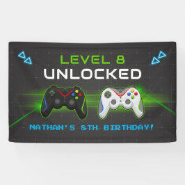 Pancarta de Fiesta de cumpleaños para niños de vid