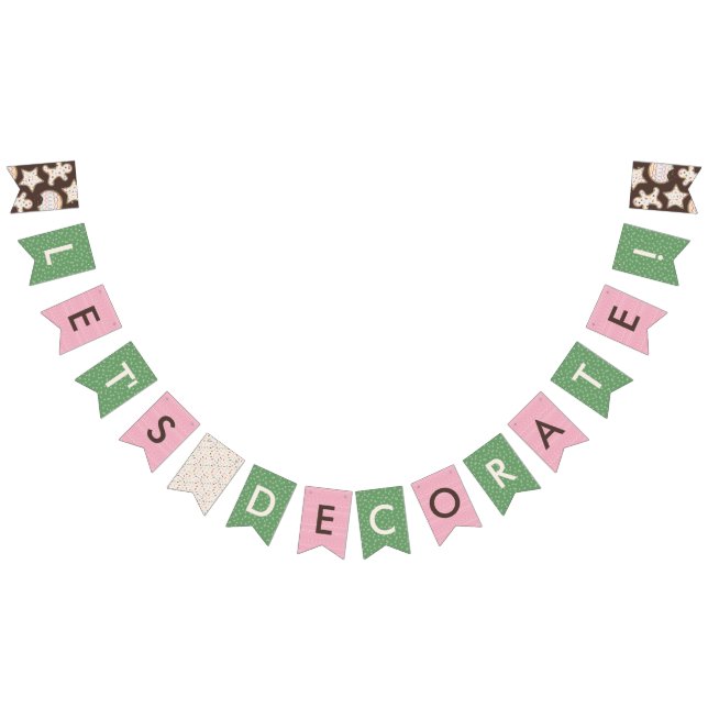 Pancarta de Fiesta decorativa de Navidades marrone (Todo)