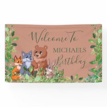 Pancarta de fondo de bienvenida para los animales