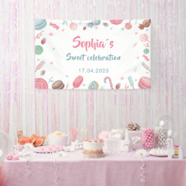 Pancarta de fondo de Candyland