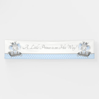 Pancarta de fondo para baby shower del príncipe el