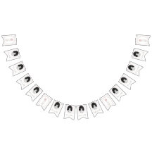 Pancarta de fotos de 12 meses de Rosa Silly Goose