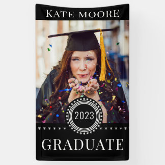 Pancarta de graduación de fotografía personalizado