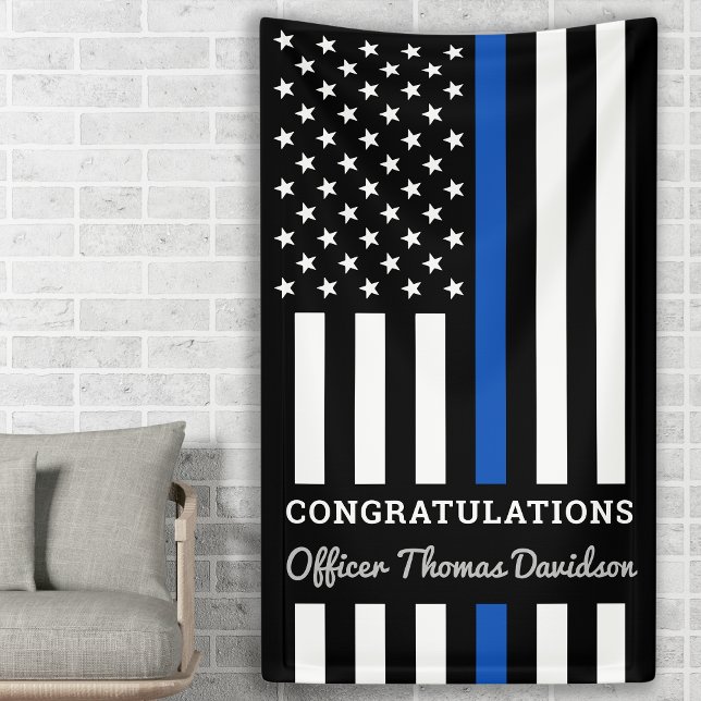 Pancarta de graduación de la policía Fiesta delgad (Subido por el creador)