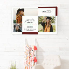 Pancarta de graduación fotográfica Maroon 3