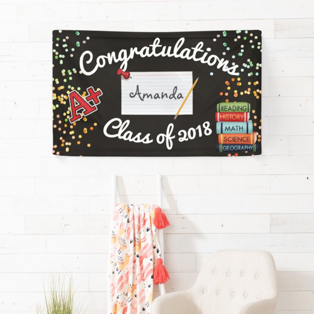 Pancarta de graduación personalizada (In situ)