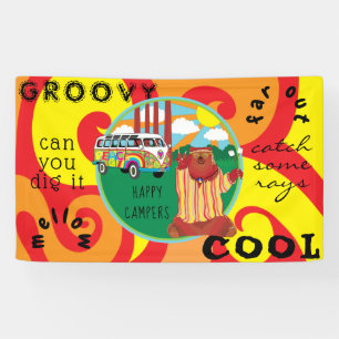 Pancarta de Groovy Bear