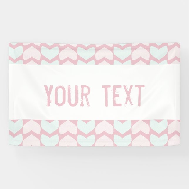 Pancarta de Hearts (Horizontal)