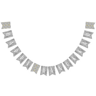 Pancarta de la cola de hanukkah Swallowtail simple