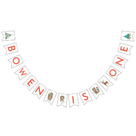 Pancarta de la Fiesta de animales Woodland Bunting