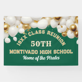 Pancarta de la fiesta de reunión de clase del 50º 