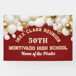 Pancarta de la fiesta de reunión de clase festiva 