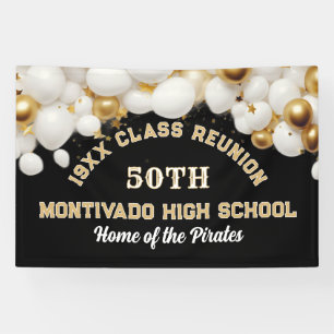 Pancarta de la fiesta de reunión de clase número 5