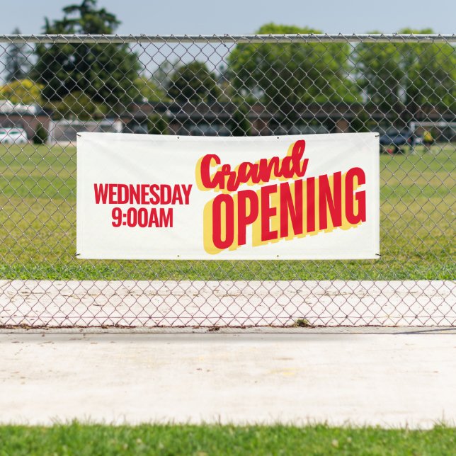 Pancarta de la Gran Apertura Exterior (In situ)