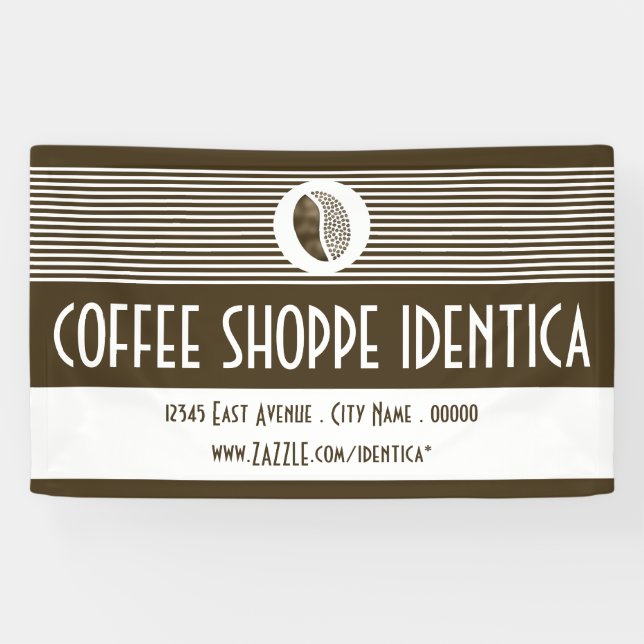 pancarta de la tienda de granos de café (Horizontal)