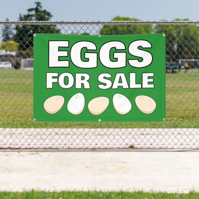 Pancarta De La Venta De Huevos (in situ)