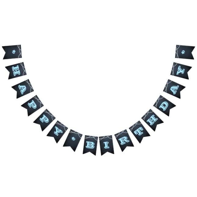 Pancarta de las luces del tablero azul de todo el  (Todo)