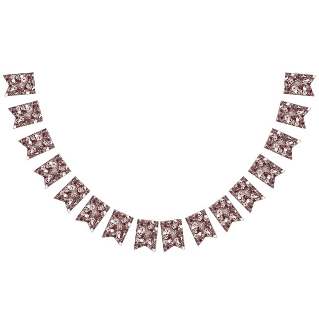 Pancarta de los cráneos de la jungla (Todo)