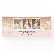 Pancarta de los globos rosados Foto 30.ª pancarta 