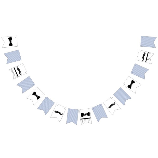 Pancarta de Mustache and Bow Tie (Todo)