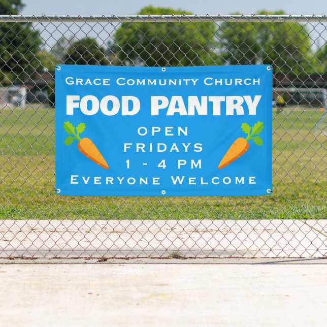 Pancarta de Pantería de Alimentos para Iglesia per (In situ)