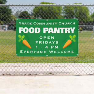 Pancarta de Pantería de Alimentos para Iglesia per
