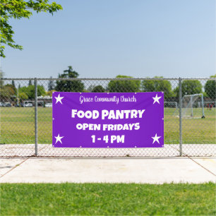 Pancarta de Pantería de Alimentos para Iglesia per