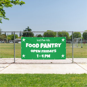 Pancarta de Pantería de Alimentos para personaliza