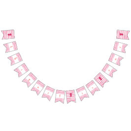 Pancarta de primer cumpleaños con tema de globo Ch