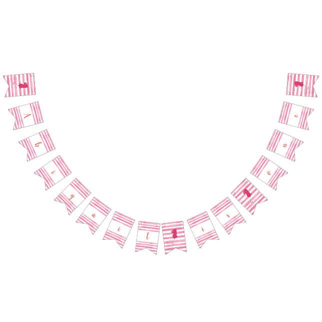 Pancarta de primer cumpleaños con tema de globo Ch (Todo)