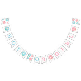 Pancarta de revelación de sexo de niño o Chica