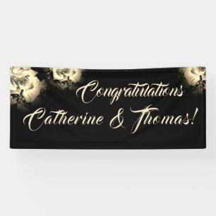 Pancarta de Rosas elegantes