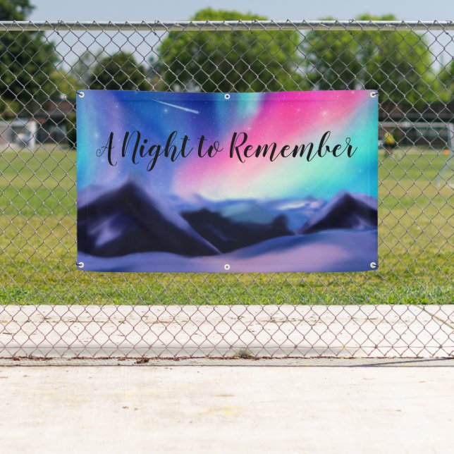 Pancarta de Sueños de Aurora (In situ)