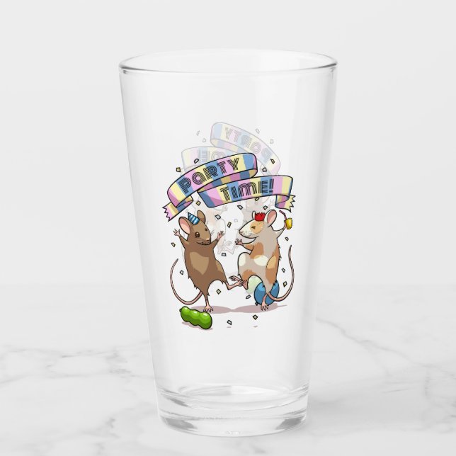 Pancarta de tiempo de Fiesta de ratones bailarines (Anverso)