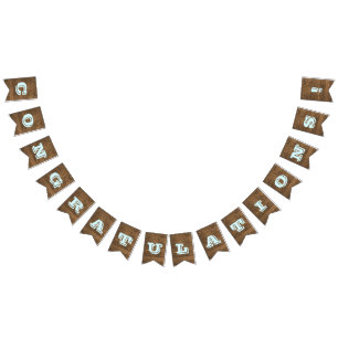 Pancarta de todo tipo del Personalizable Barnwood 