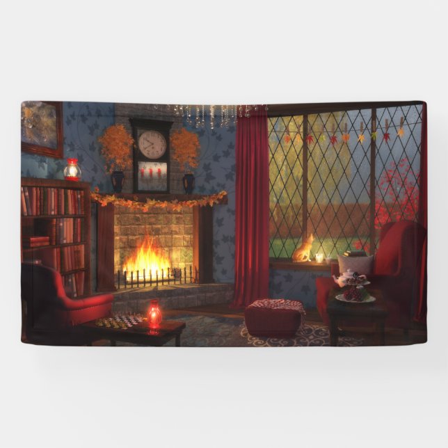 Pancarta de tranquilidad de otoño (Horizontal)