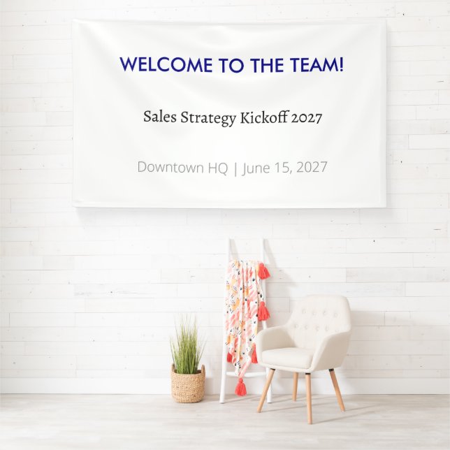 Pancarta de vinilo para oficina (evento corporativ (in situ)