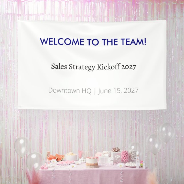 Pancarta de vinilo para oficina (evento corporativ (Fiesta)