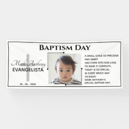 Pancarta del Fiesta del evento del Día del BAPTISM