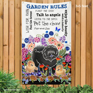 Pancarta del jardín de la vaca del FIESTA GARDEN 3