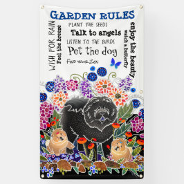 Pancarta del jardín de la vaca del FIESTA GARDEN 3