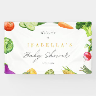 Pancarta del mercado de granjeros de Baby Shower d