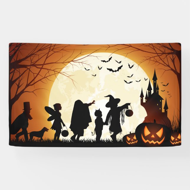 Pancarta del Muro de Halloween (Horizontal)