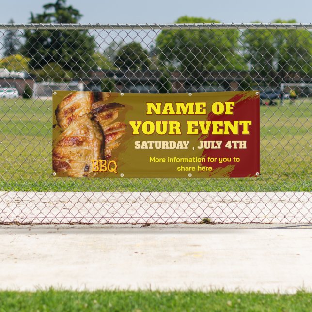 Pancarta del Personalizado de eventos de barbacoa (In situ)